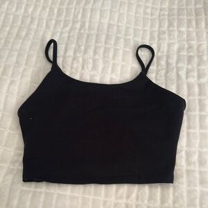 Black Women's Crop Top